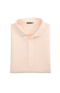 NEW GENTEAL men's oak performance polo in apricot